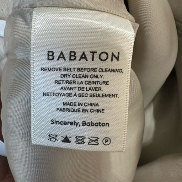 Aritzia Babaton Erickson Plaid Belted Mini Skirt Sz 6 - Picture 8 of 13